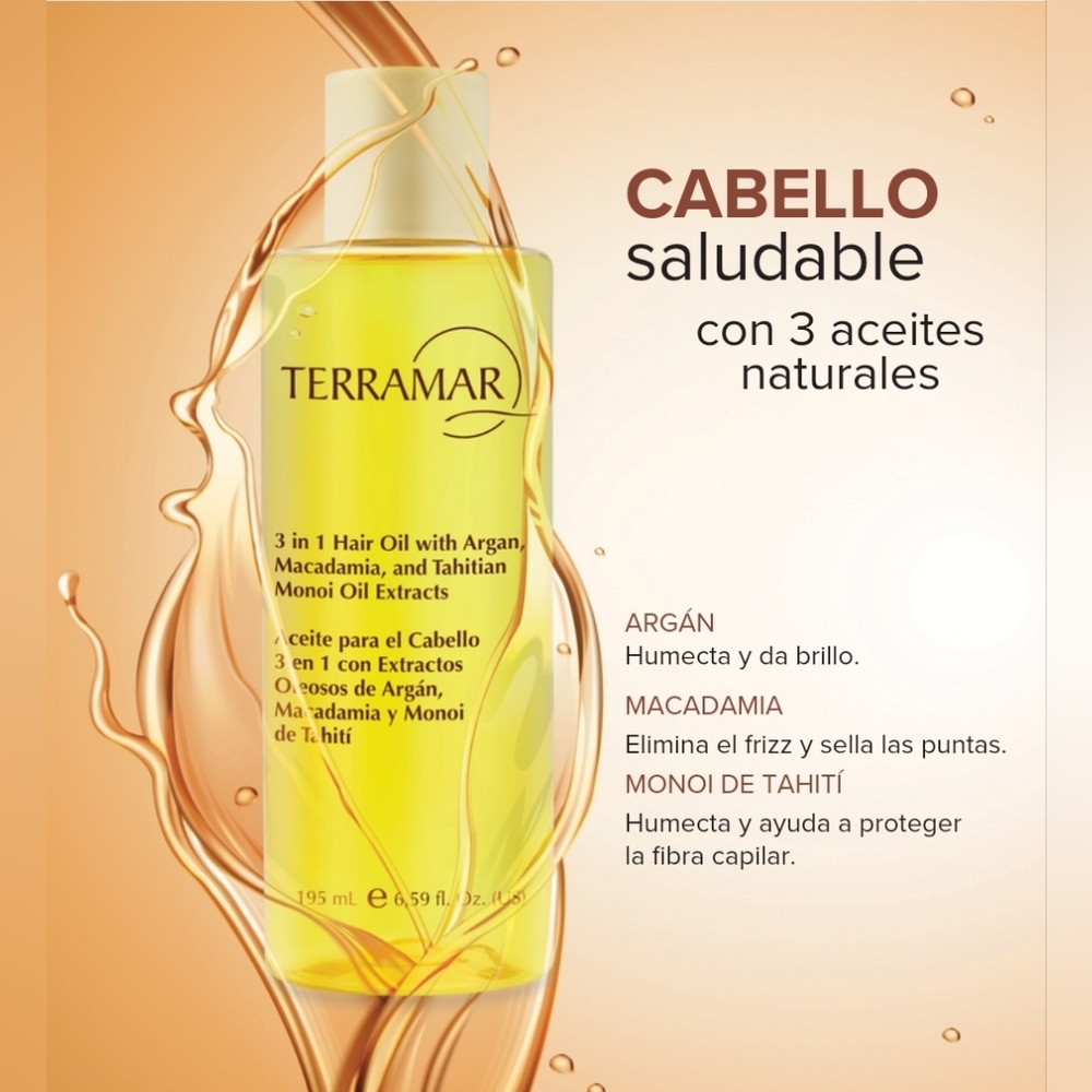 Aceite Tratamiento para el Cabello 3 en 1